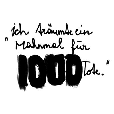 Logo Mahnmahl Lampenschirm